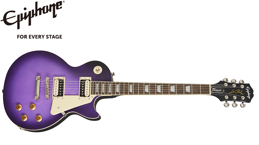 手数料安い Epiphone エピフォン Les Paul Classic Worn Purple レスポール クラシック 正規激安