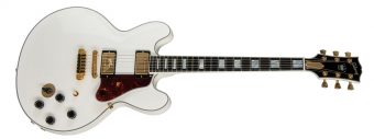 ギブソン・ブランズ、B.B. キング氏を”ギブソン・レガシー・アーティスト”と命名し、アルパインホワイト B.B. King Lucille ES（新製品）をリリース
