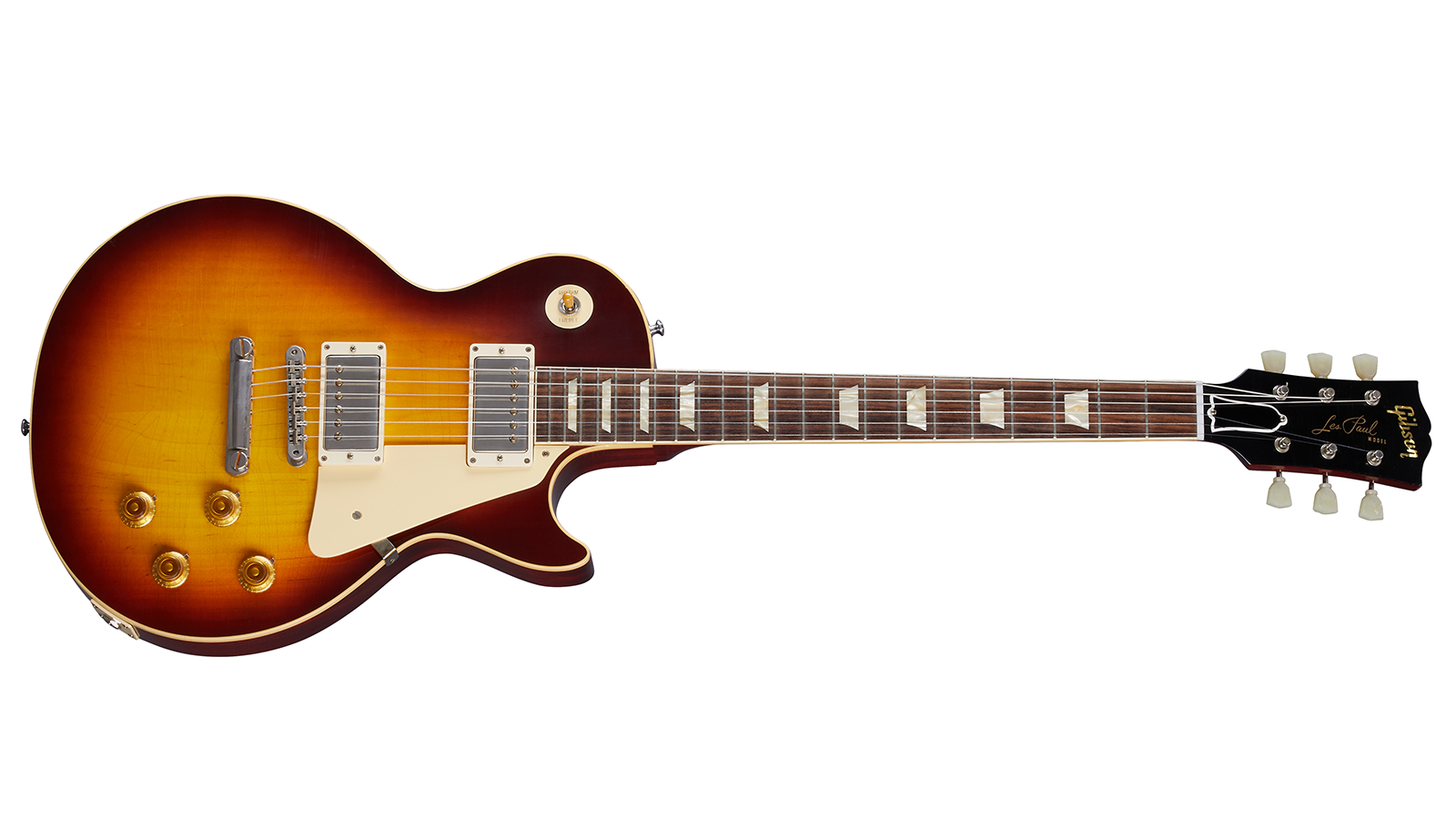 1958 Les Paul Standard Bourbon Burst Ultra Light Aged