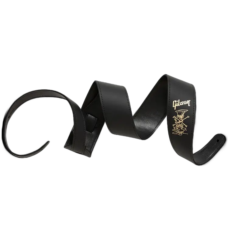 Slash Premium Leather Guitar Strap (Black)