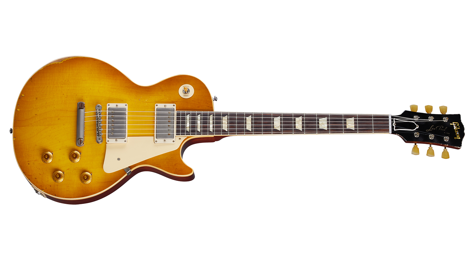 1958 Les Paul Standard Lemon Burst Heavy Aged